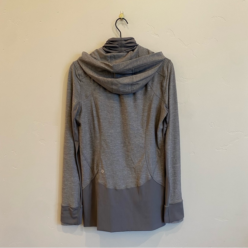 LULULEMON Daily Practice Jacket Heathered Slate Grey - Picture 11 of 16